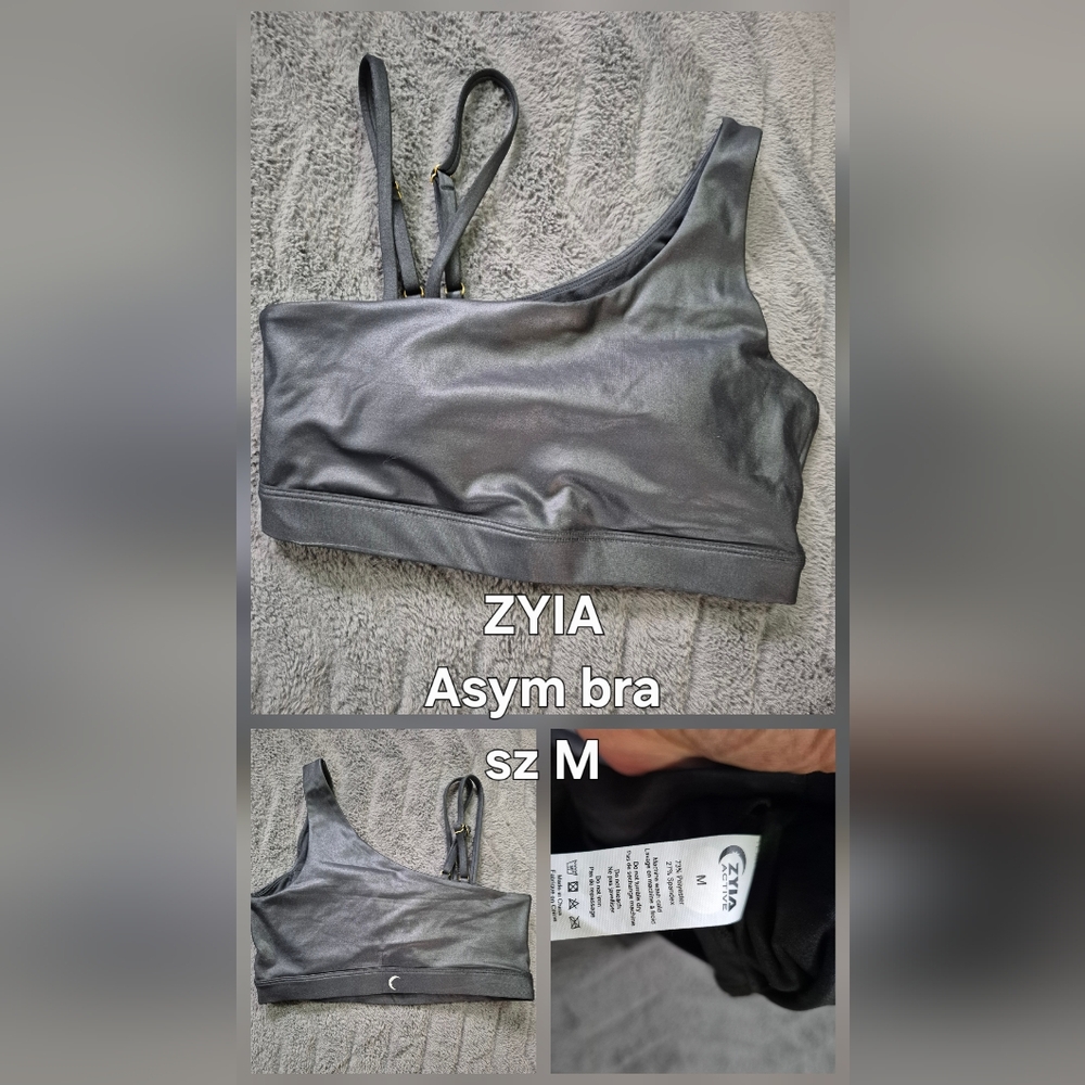 ZYIA Asymmetrical Black Bra